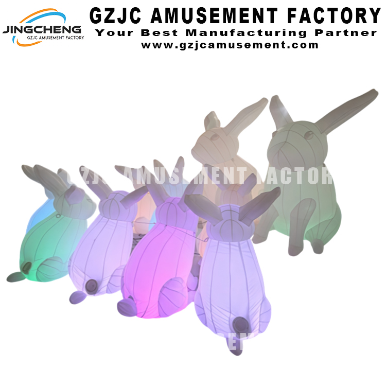 Inflatable Bunny With Led Light