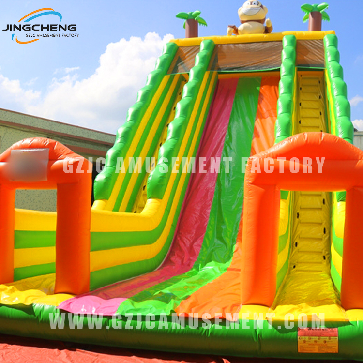 Outdoor Giant Inflatable Slide for Kids - Fireproof & Waterproof Material