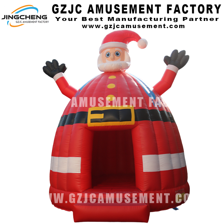 Party Rental Inflatable Christmas Castle Bounce Bubble House Dome Advertising Decoration for Kid